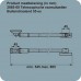 AXA TELESCOPISCHE UITZETTER 55EX WIT/WIT BUITENDRAAIEND