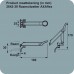 AXAFLEX SPECIAAL COMBI-UITZETTER RVS/ZWART (SMAL RAAMHOUT)