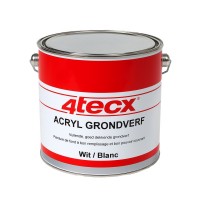 4TECX ACRYL GRONDVERF WIT 2,5 LTR