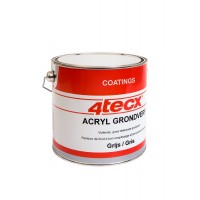 4TECX ACRYL GRONDVERF WIT RAL9001 2,5LTR