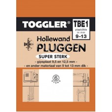 TOGGLER HOLLEWANPLUG TBE-1 (6ST)