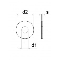 CARROSSERIE RING ELVZ M6 (6,4 X 30 X 1,5MM) (100ST)